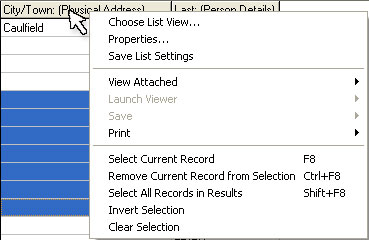 Save List Settings